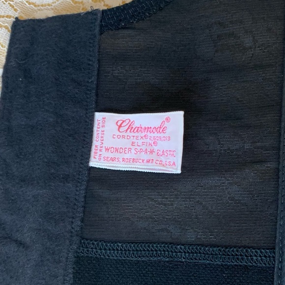 1960s Charmode Lace Corset Bustier - Picture 6 of 13